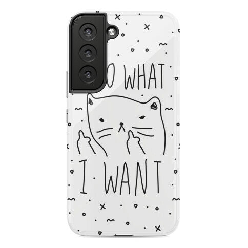 I Do What I Want Cat Phone Case