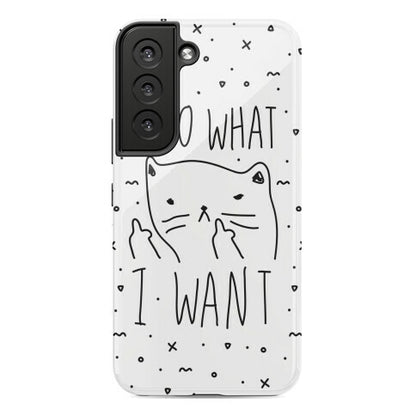 I Do What I Want Cat Phone Case