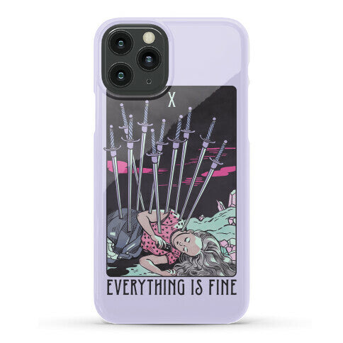 Ten Of Swords (Everything Is Fine) Phone Case