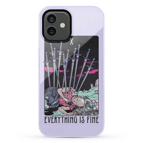 Ten Of Swords (Everything Is Fine) Phone Case