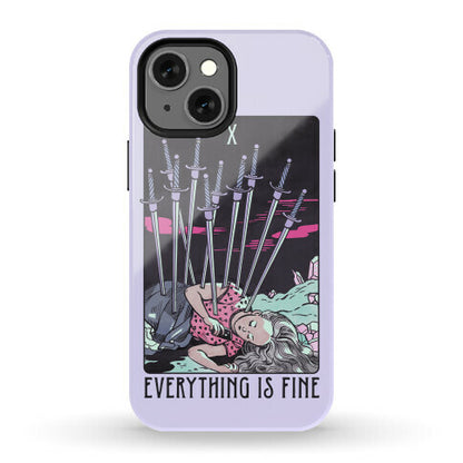 Ten Of Swords (Everything Is Fine) Phone Case