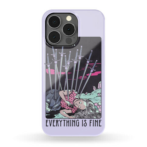 Ten Of Swords (Everything Is Fine) Phone Case