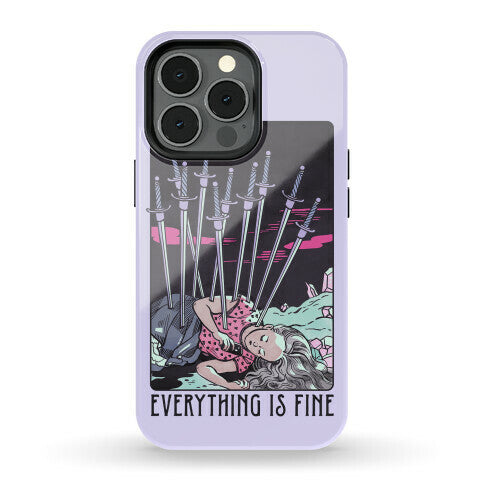 Ten Of Swords (Everything Is Fine) Phone Case