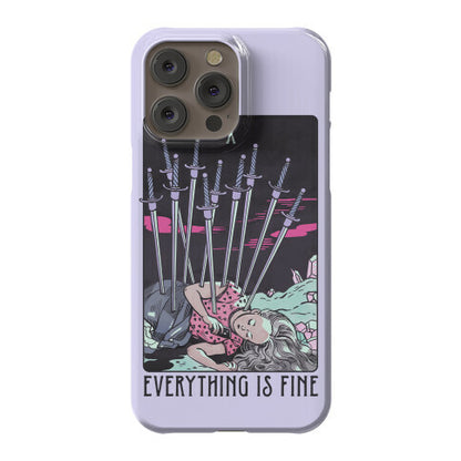 Ten Of Swords (Everything Is Fine) Phone Case