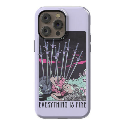 Ten Of Swords (Everything Is Fine) Phone Case