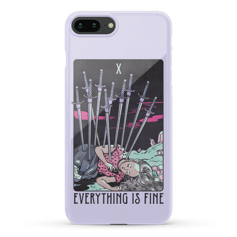 Ten Of Swords (Everything Is Fine) Phone Case