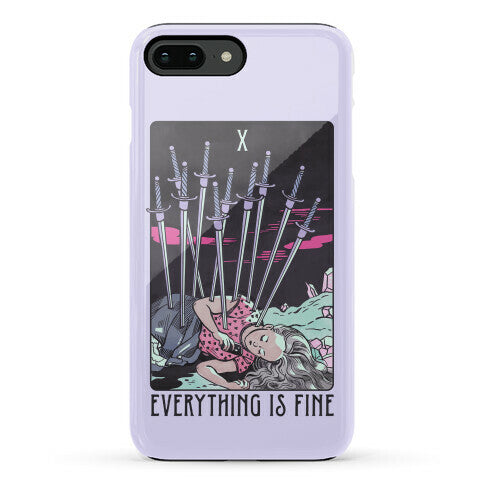 Ten Of Swords (Everything Is Fine) Phone Case