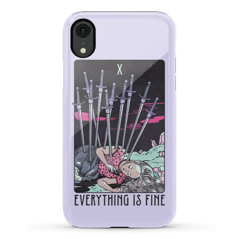 Ten Of Swords (Everything Is Fine) Phone Case