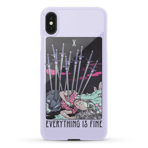 Ten Of Swords (Everything Is Fine) Phone Case