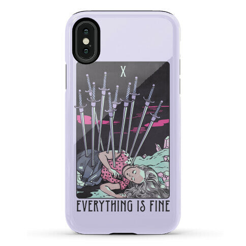 Ten Of Swords (Everything Is Fine) Phone Case