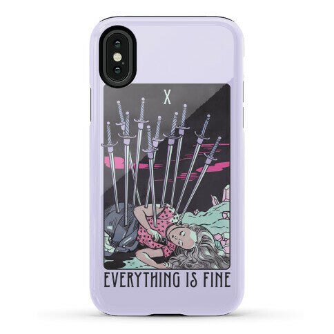 Ten Of Swords (Everything Is Fine) Phone Case