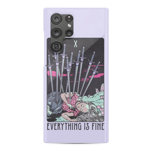 Ten Of Swords (Everything Is Fine) Phone Case