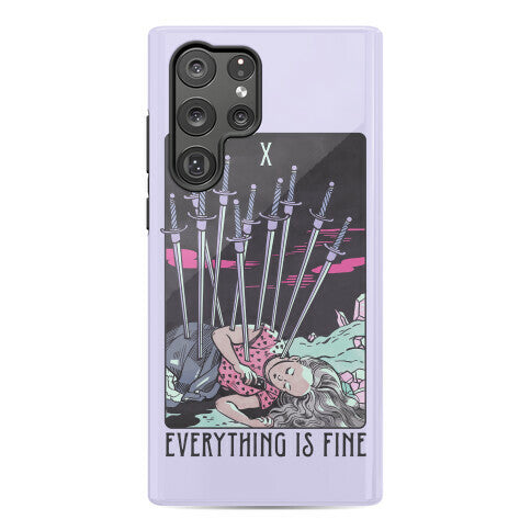 Ten Of Swords (Everything Is Fine) Phone Case