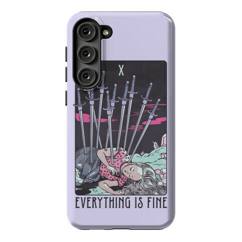 Ten Of Swords (Everything Is Fine) Phone Case