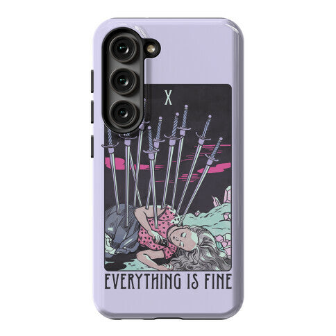 Ten Of Swords (Everything Is Fine) Phone Case
