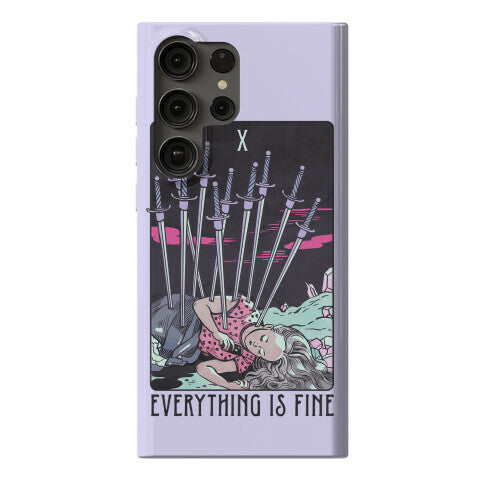 Ten Of Swords (Everything Is Fine) Phone Case