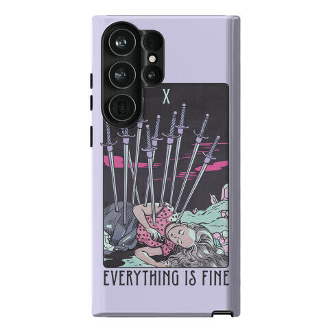 Ten Of Swords (Everything Is Fine) Phone Case