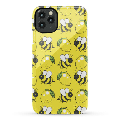 Lemon and Bee Phone Case