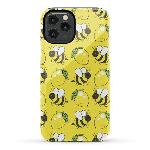 Lemon and Bee Phone Case