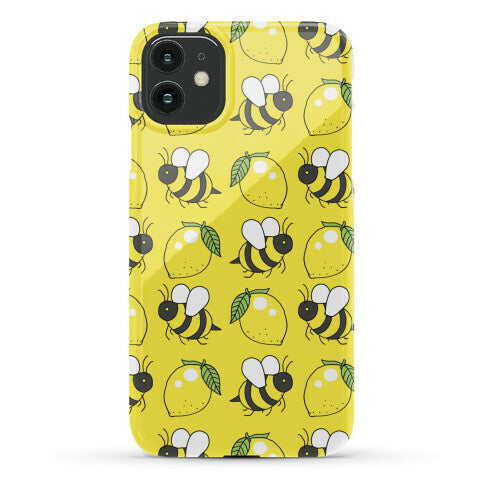 Lemon and Bee Phone Case