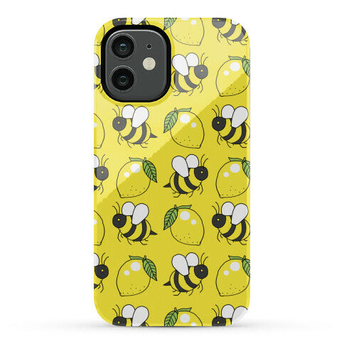 Lemon and Bee Phone Case