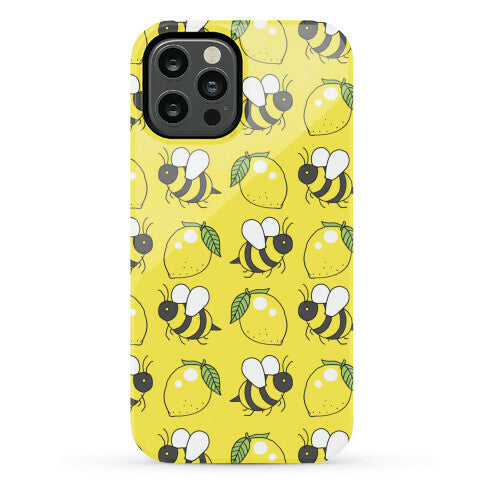 Lemon and Bee Phone Case