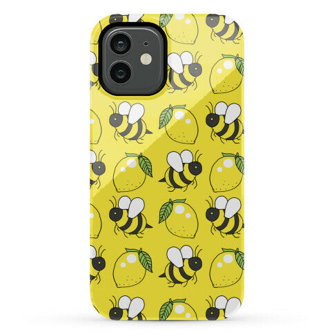 Lemon and Bee Phone Case