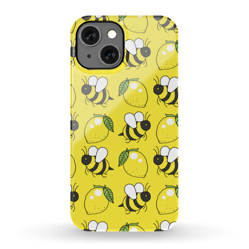 Lemon and Bee Phone Case