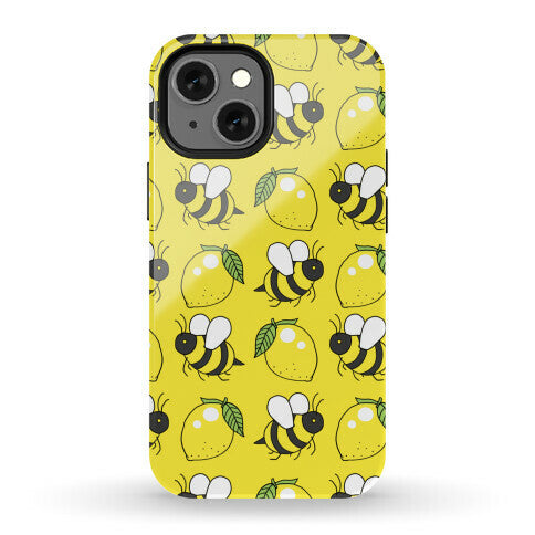 Lemon and Bee Phone Case