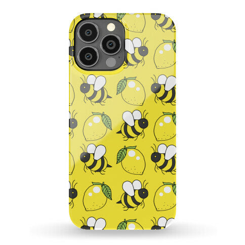 Lemon and Bee Phone Case