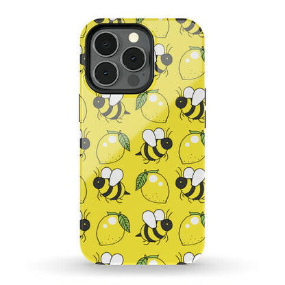 Lemon and Bee Phone Case