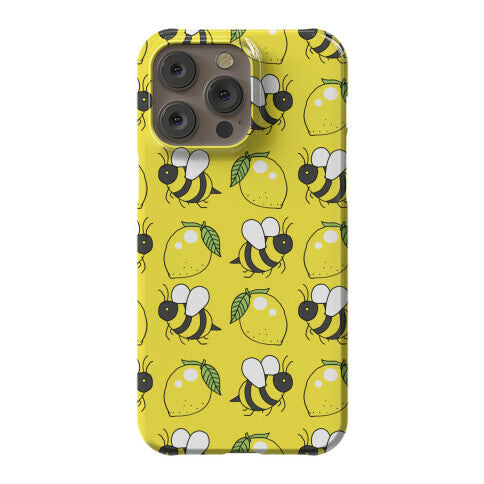 Lemon and Bee Phone Case