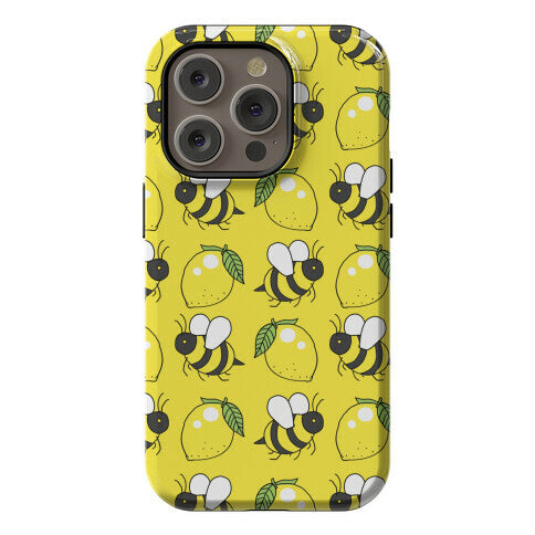 Lemon and Bee Phone Case