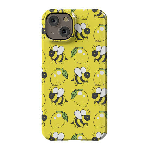 Lemon and Bee Phone Case