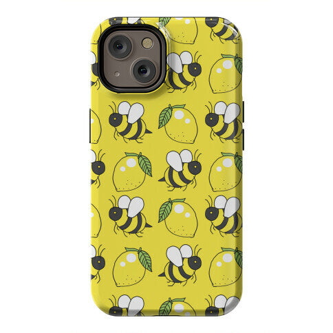 Lemon and Bee Phone Case