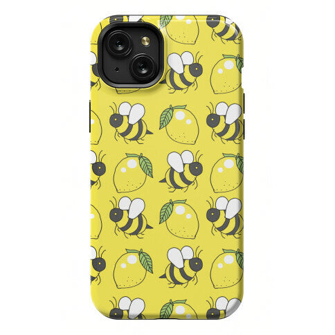 Lemon and Bee Phone Case