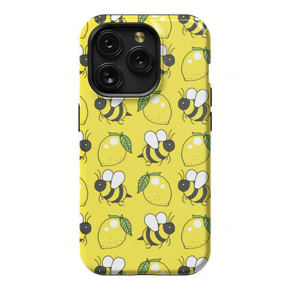 Lemon and Bee Phone Case