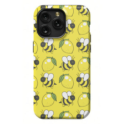 Lemon and Bee Phone Case