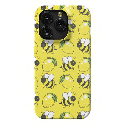 Lemon and Bee Phone Case
