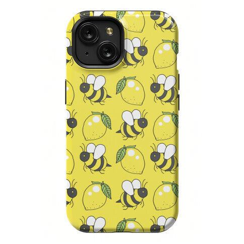 Lemon and Bee Phone Case