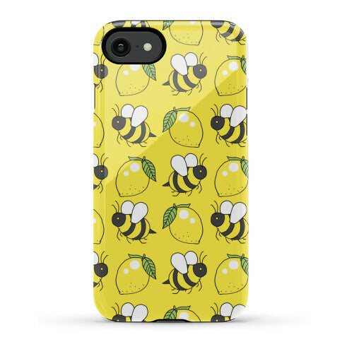 Lemon and Bee Phone Case