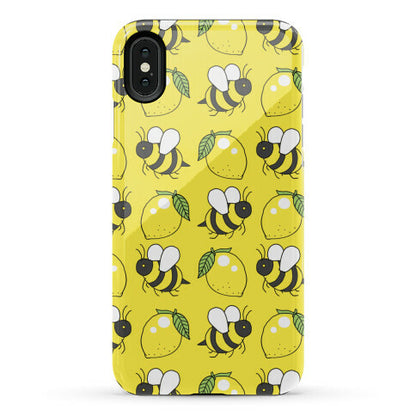 Lemon and Bee Phone Case