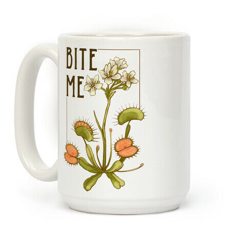 Bite Me Venus Flytrap Coffee Mug