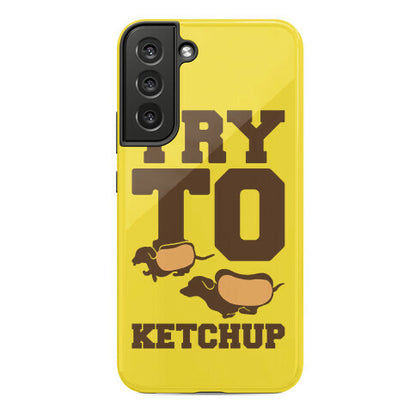 Try To Ketchup Dachshund Wiener Dogs Phone Case