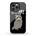 Chubby But I Will Fight You Raccoon Phone Case