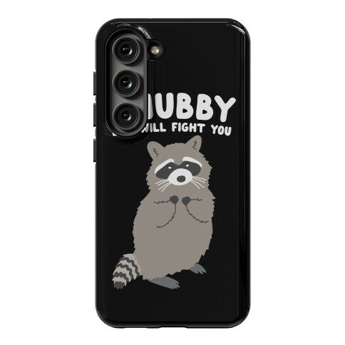 Chubby But I Will Fight You Raccoon Phone Case