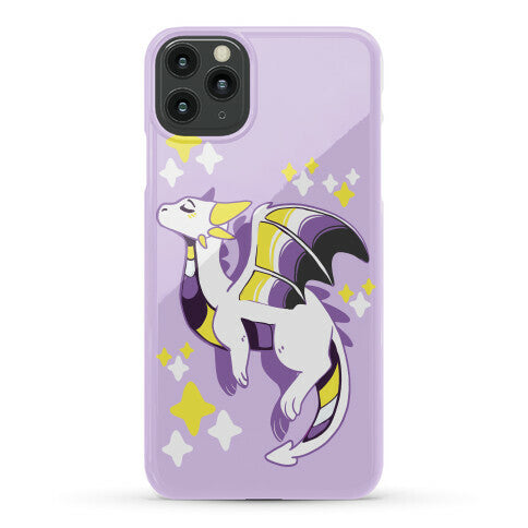Non-Binary Pride Dragon Phone Case