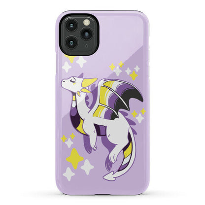 Non-Binary Pride Dragon Phone Case