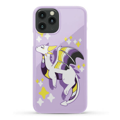 Non-Binary Pride Dragon Phone Case