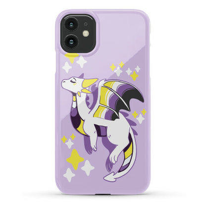 Non-Binary Pride Dragon Phone Case